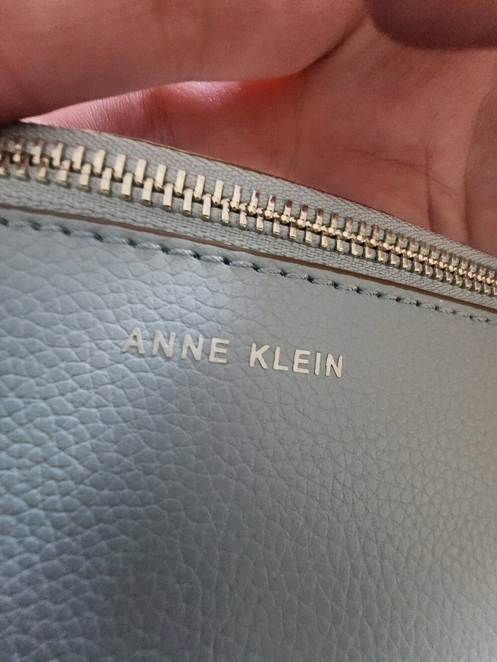 Anne Klein Baby Blue Clutch